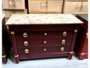 Ver imagem 1 de Cômoda Império Madeira Biedermeier Luxuoso Bronze Formosa
