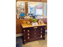 Ver imagem 2 de Cômoda Império Madeira Biedermeier Luxuoso Bronze Formosa