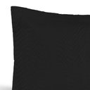 Ver imagem 2 de Porta Travesseiro Avulso Percal 180 Fios Silver 60% Algodão 40% Poliéster - Preto