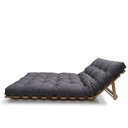 Ver imagem 2 de Sofá-cama Futon Slim S 02 Lugares Cor Cinza FUTON BRASIL