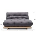 Ver imagem 4 de Sofá-cama Futon Slim S 02 Lugares Cor Cinza FUTON BRASIL
