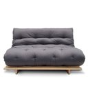 Ver imagem 1 de Sofá-cama Futon Slim S 02 Lugares Cor Cinza FUTON BRASIL