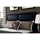 Ver imagem 1 de Painel de Cama Box Estofada Casal New York Courano Preto - Probel