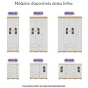 Ver imagem 7 de Berço 3 em 1 com Colchão Incluso e Cômoda 1 Porta 4 Gavetas Liz Multimóveis Mp4769 Madeirado/