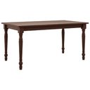Ver imagem 3 de Conjunto de Mesa e Bancos Rubia 2 Lugares Tampo Madeira Café 160cm Mpozenato