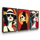 Ver imagem 2 de Quadros Mulheres Feminismo Decoração Sala Quarto