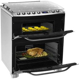 Fogão de Piso Electrolux 76Rxd 5 Bocas com Duplo Forno, Grill Elétrico, Timer e Relógio, Bivolt, Ino - 7