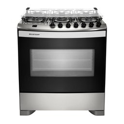 Fogão 6 Bocas Brastemp Clean Acendimento Automático - Bfs6Na - 1