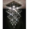 Lustre Plafon de Cristal Acrilíco - Base Fina 30x30cm - 2