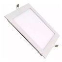 Ver imagem 2 de Kit 3 Plafon Embutido Slim Quadrado 22,5x22,5cm 18w 2700k