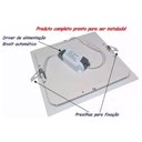 Ver imagem 4 de Kit 3 Plafon Embutido Slim Quadrado 22,5x22,5cm 18w 2700k