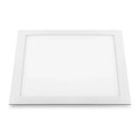 Ver imagem 1 de Kit 3 Plafon Embutido Slim Quadrado 22,5x22,5cm 18w 2700k