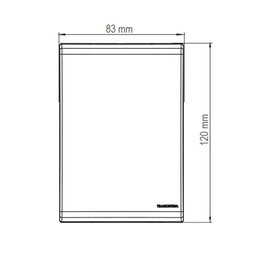 Conjunto 4x2 com 1 Tomada 2p+t Tramontina Liz 10 a 250 V Branco Tramontina - 3