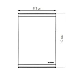 Conjunto 4x2 com 1 Tomada 2p+t Tramontina Liz 10 a 250 V Branco Tramontina - 2