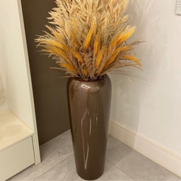 Vaso Decorativo Fibra de Vidro Florida M 80cm Bronze - 4