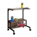 Ver imagem 2 de Mesa Auxiliar Trabalho Artetube Com Regulagem de Altura 54x36 Art in Móveis