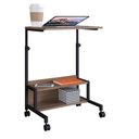 Ver imagem 1 de Mesa Auxiliar Trabalho Artetube Com Regulagem de Altura 54x36 Art in Móveis