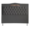 Ver imagem 1 de Cabeceira de Cama Box Madri Casal Queen 160 Cm Suede Grafite Eli Móveis e Decoração