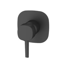 Acabamento P/ Registro Monocomando Chuveiro Ducha Base Docol Preto Fosco Metal Wj-4994-mo-dc-bl Jiwi - 1
