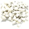 500 X Terminal Conector Tubular Ilhós Duplo 0,5mm Branco - 4