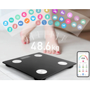 Ver imagem 4 de Balança Inteligente Bioimpedancia Digital Com Bluetooth Via App No Celular Cor Branco