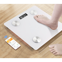 Ver imagem 2 de Balança Inteligente Bioimpedancia Digital Com Bluetooth Via App No Celular Cor Branco