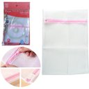 Ver imagem 2 de Kit 4 Saco para Lavar Roupas Delicadas com Zíper 30x40 Cm