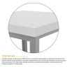 Banqueta Banco Nova York Industrial Cozinha Área Gourmet Balcão Prata - 4