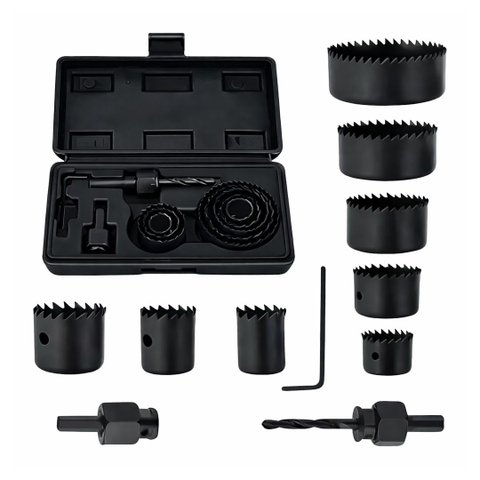 Kit Serra Copo 11 Unidades Bt-342 para Madeira Gesso Pvc