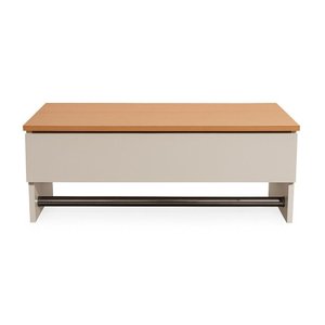 Cabideiro Suspenso com Gaveta Arara Off White com Cinamomo