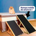 Ver imagem 4 de Rampa Pet de Madeira Antiderrapante Ajustável Média sem Pintura