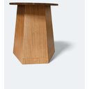 Ver imagem 3 de Mesa de Jantar Base Oitavada Laminada e Tampo em Vidro Off White 100 cm