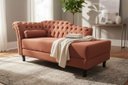 Ver imagem 1 de Recamier Decorativo Divã Styllus Lado Direito Bouclé Terracota