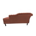 Ver mais imagens de Recamier Decorativo Divã Styllus Lado Direito Bouclé Terracota