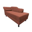 Ver imagem 4 de Recamier Decorativo Divã Styllus Lado Direito Bouclé Terracota