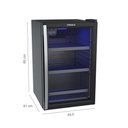 Ver imagem 6 de Conjunto Cervejeira 82L Blue Light e Adega 82L 24 Garrafas Piubella 100 127V - Venax
