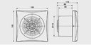 Ver imagem 3 de Exaustor para Banheiro Mod: Silent-200 CRZ c/Timer S&P - 220V
