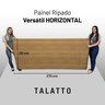 Painel Ripado Versátil Horizontal: 01 Unid. 110x270cm Larg. Talatto Painéis Peroba - 4