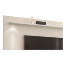 Ver imagem 3 de Rack com Painel Aspen Off White com Madeiro Canela - Moveisaqui