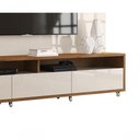 Ver imagem 5 de Rack com Painel Aspen Off White com Madeiro Canela - Moveisaqui