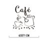 Adesivo Decorativo Parede Cozinha Café com Bule - 7