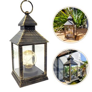 Lanterna Marroquina com Led Luminária Lampião Decorativa