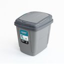 Ver imagem 1 de Lixeira Click Pia Cozinha Cesto Lixo Tampa Smart Bancada Chao Banheiro Consultorio