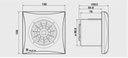 Ver imagem 3 de Exaustor para Banheiro Mod: Silent-100CZ S&P - 110V