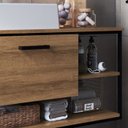 Ver imagem 6 de Gabinete Suspenso Banheiro 80 Cm com Cuba Preto Mell P1007 Pp
