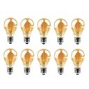 Ver imagem 1 de Kit 10x Lâmpada Filamento Led A60 Retrô Vintage Âmbar Bivolt