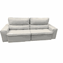 Ver imagem 1 de Sofá Retrátil e Reclinável 3 Lugares Havana Linho - Meu Estofado Sofá Retrátil e Reclinável 3 Lugare