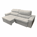 Ver imagem 2 de Sofá Retrátil e Reclinável 3 Lugares Havana Linho - Meu Estofado Sofá Retrátil e Reclinável 3 Lugare