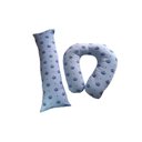 Ver imagem 1 de Quite De Travesseiro Pescoço Infantil + Almofada - coroa azul