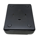 Ver imagem 7 de Kit 4 Dispenser Porta Guardanapo Interfolhado Preto Nobre